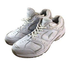 LA Gear Womens Size 11 W White Workout walking shoe Jeanie Lace-up 2014 Sneakers